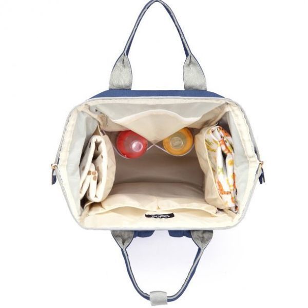 Рюкзак-сумка Pofunuo органайзер Baby-mo для мам, 0.5л, 25x37x17см, вологозахист 2536985746 фото