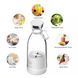 Портативный блендер для смузи и соков Fresh Juice, 40Вт, 380мл, аккумуляторный, нержавеющая сталь, быстрая зарядка, для детей, кухонный миксер A-96 фото 2