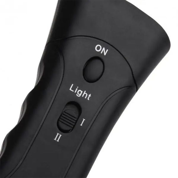 Ультразвуковий відлякувач собак Lesko MT-651 Black з ліхтариком і функцією тренування, для тварин 2370000142 фото