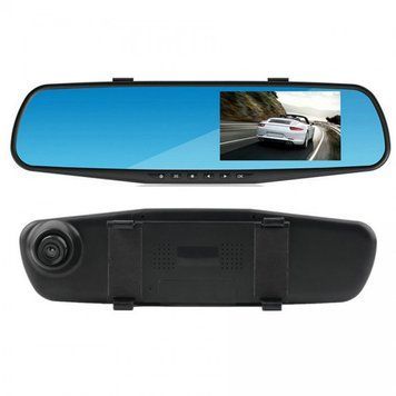 Видеорегистратор-зеркало заднего вида, DVR 138E, экран 2.8", автоматический, цифровой, автомобильный видеорегистратор pr65638462 фото