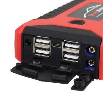 Автомобільний пускозарядний пристрій Jumpstarter Power Bank 100000 mAh, 80Вт, 160x80x30см, акумуляторний, LED, портативний A-758 фото
