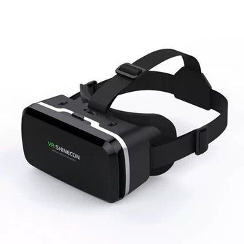 Очки 3D виртуальной реальности Трм VR Shinecon c пультом и поддержкой экранов от от 4 до 6 дюймов Черный, 2x1см, Bluetooth, для детей 20511025 фото