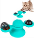 Іграшка для кота (спіннер) Rotate windmill cat toy, 2 предметов, LED, дитяча іграшка 10606 фото 5