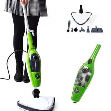 Багатофункціональна парова швабра X10 Steam Mop, 1300Вт, 350мл, 5x20x119см, багатофункціональний, потужний, господарський інвентар mu100028 фото