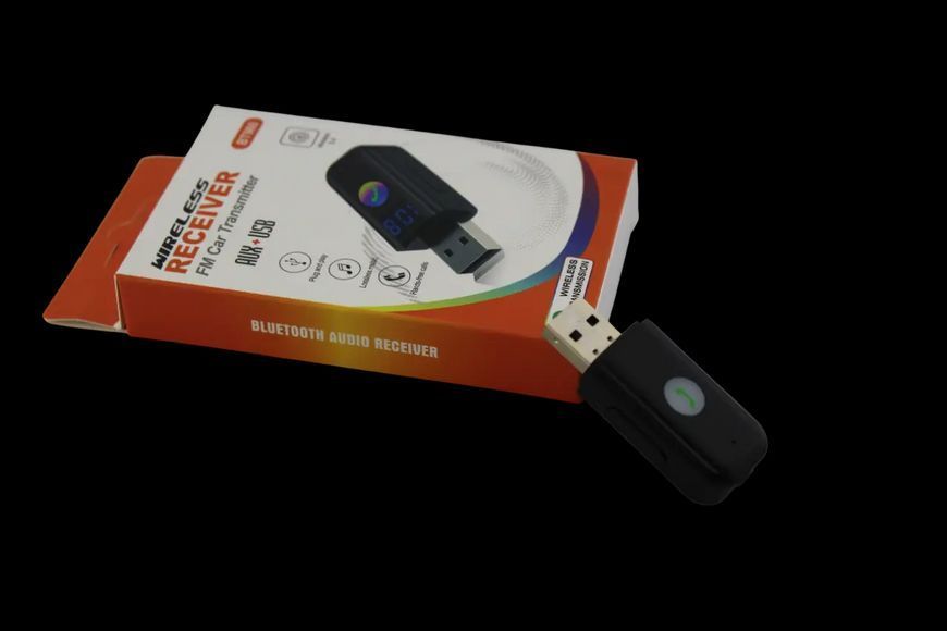 Bluetooth адаптер BT 960 USB AUX, компактний, LED sp4690 фото