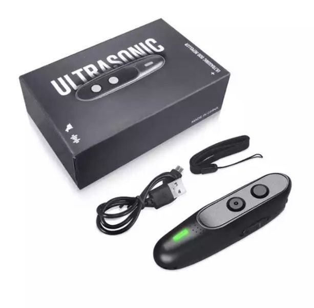 Відлякувач собак Ultrasonic STM-00501 потужний ультразвуковий 3 в 1 з індикатором зарядки та акумулятором від USB, 300мАh, 2x130см, акумуляторний, LED G5594 фото
