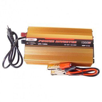 Перетворювач напруги інвертор UKC Ac / dc UPS 1300W Ups+charge 12V-220V, акумуляторний, для дому A-765 фото