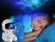 Проектор звёздного неба ночник Космонавт Astronaut Starry Sky Projector Mini, 85x80x125см, LED, з пультом, компактний, світлодіодне освітлення A-425 фото 4