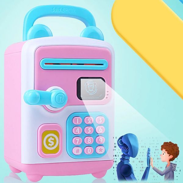 Электронная копилка-сейф с кодовым замком Face Recognition Money BOX, 20x13см 2124112 фото