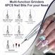 Фрезер для манікюру та педикюру Nail Polisher Machine / Портативний акумуляторний фрезер 6в1 45000 об/хв G6903 фото 3