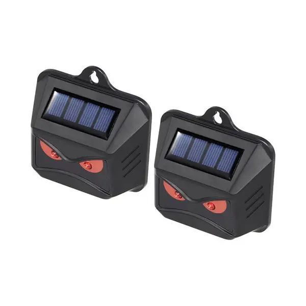 Відлякувачі тварин "Нічний захист" BaseTech 2 штуки Solar Repeller With Flashing, вологозахист, автоматичний, для туризму VEN-1217 фото