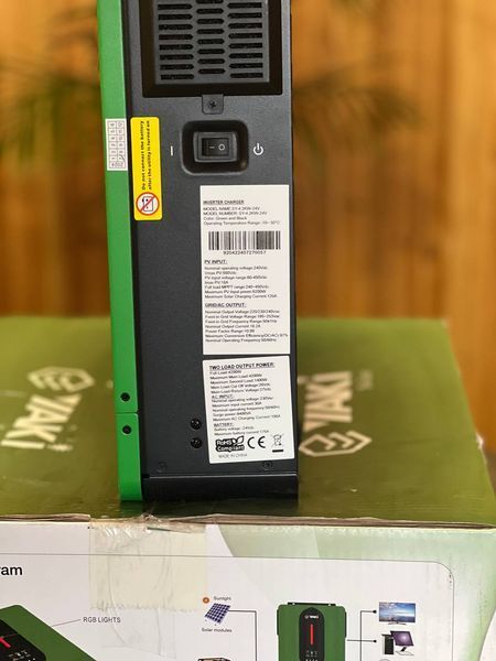 Гибридный инвертор однофазный SY-4.2KW-24V Yaki, 4000Вт, аккумуляторный, многофункциональный A-200 фото