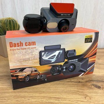 Видеорегистратор Dash Cam 3 в 1, 200мАh, 105x44x30см, 2", аккумуляторный, компактный, для авто, автомобильный видеорегистратор VEN-1282 фото