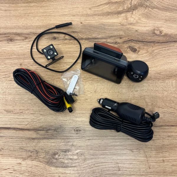 Відеореєстратор Dash Cam 3 у 1, 200мАh, 105x44x30см, 2", акумуляторний, компактний, для авто, автомобільний відеореєстратор VEN-1282 фото