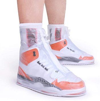 Дождевики для обуви Бахилы от дождя Чехлы на обувь от дождя Dry Steppers Shoes Cover, водозащита, для детей van265888 фото