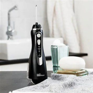 Іригатор портативний Waterpik Cordless Advanced Water Flosser Black WP-562, LED, бездротовий, акумуляторний 2053972 фото
