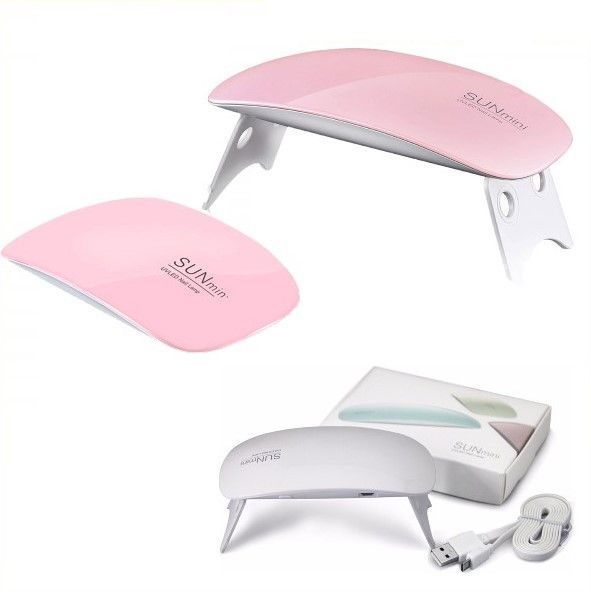 Led+uv Lamp SUN Mini 6W LED лампа для полімеризації гель-лаку, 208x203x93см, портативний, компактний sp333400 фото