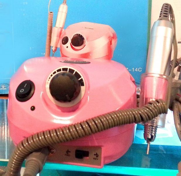 Фрезер для манікюру Nail Drill US-202, на 35000 оборотів Червоний nav47842325/1 фото